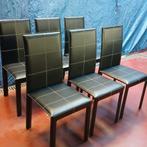 Living stoelen, Maison & Meubles, Chaises, Comme neuf, Enlèvement, Métal, Noir