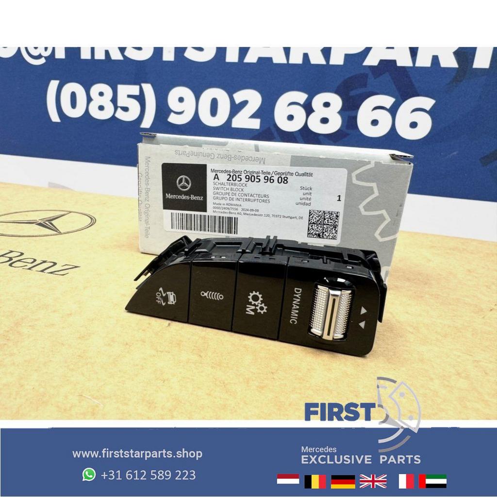 W205 C63 W253 GLC63 comand bediening knop L/R multimedia sch, Autos : Divers, Tuning & Styling, Enlèvement ou Envoi, -, -, -