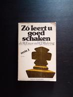 Zo leert u goed schaken Euwe a, Ophalen of Verzenden, Minder dan 500 stukjes, Gebruikt, Schaken