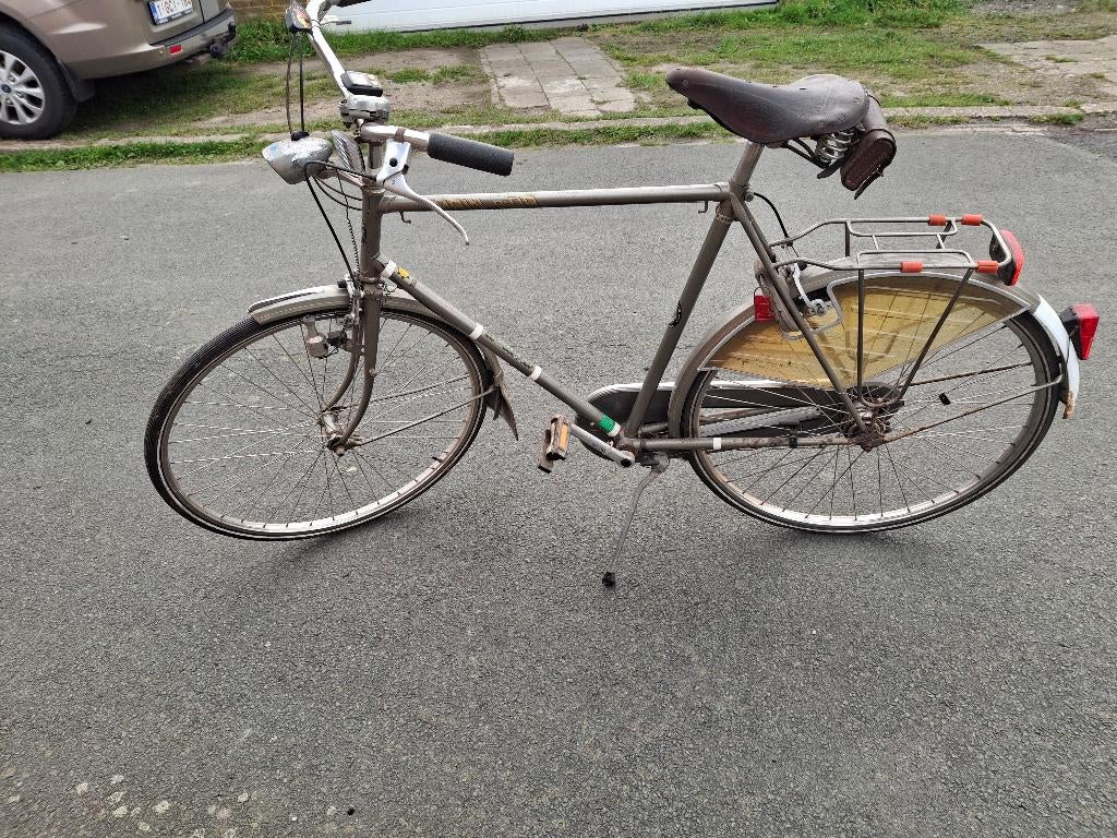 Heren fiets te koop, Enlèvement, Utilisé, Moins de 10 vitesses
