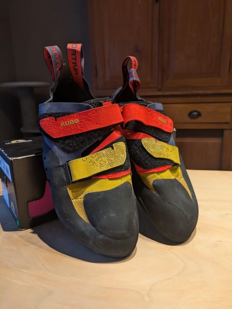 La Sportiva Kubo klimschoenen maat 46, Enlèvement ou Envoi, Comme neuf, Chaussons d'escalade