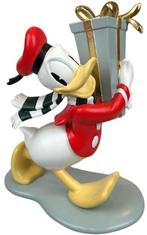 Disney Donald Duck with Gift beeld Retro Ducktales, Enlèvement ou Envoi, Donald Duck, Comme neuf, Statue ou Figurine