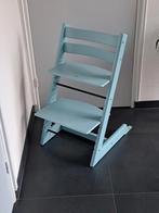 Stokke Tripp Trapp NIEUW MODEL in turquoise, Ophalen, Zo goed als nieuw, Meegroeistoel, Aanschuifbaar