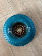 Rare !  Ancien cendrier dunlop pneu original .Bleu d’origine, Verzamelen, Ophalen of Verzenden