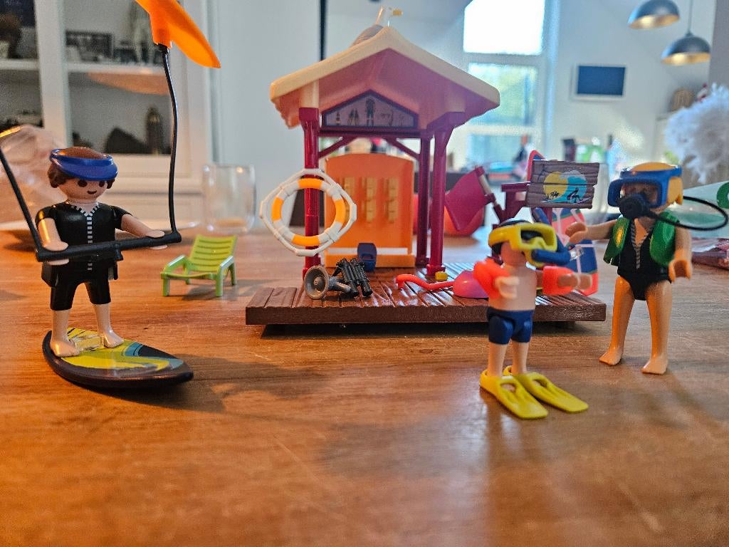 Playmobil Surfstand 70090, Kinderen en Baby's, Ophalen of Verzenden, Zo goed als nieuw, Complete set