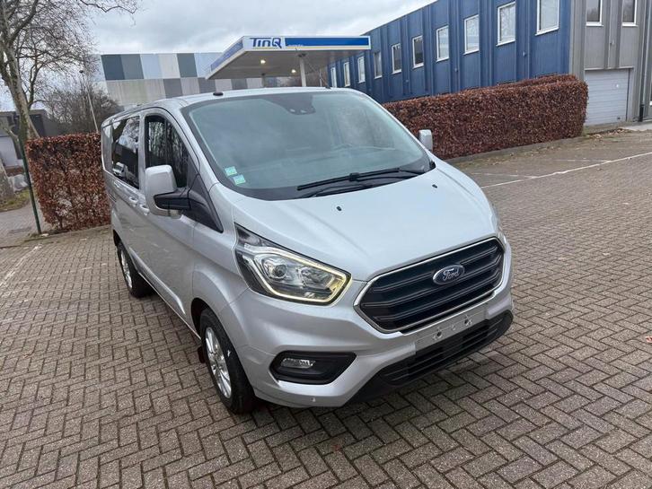 FORD CUSTOM 20TDCI DUBBEL CABINE 2019 140000KM KEURING EUR6B, Auto's, Bestelwagens en Lichte vracht, Particulier, ABS, Airbags