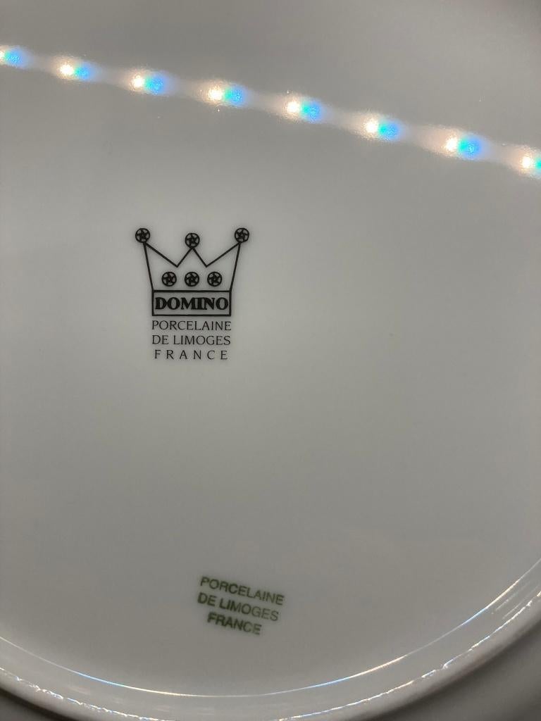 porseleinen servies (de limoges), Huis en Inrichting, Keuken | Servies, Ophalen, Zo goed als nieuw, Porselein, Bord(en)