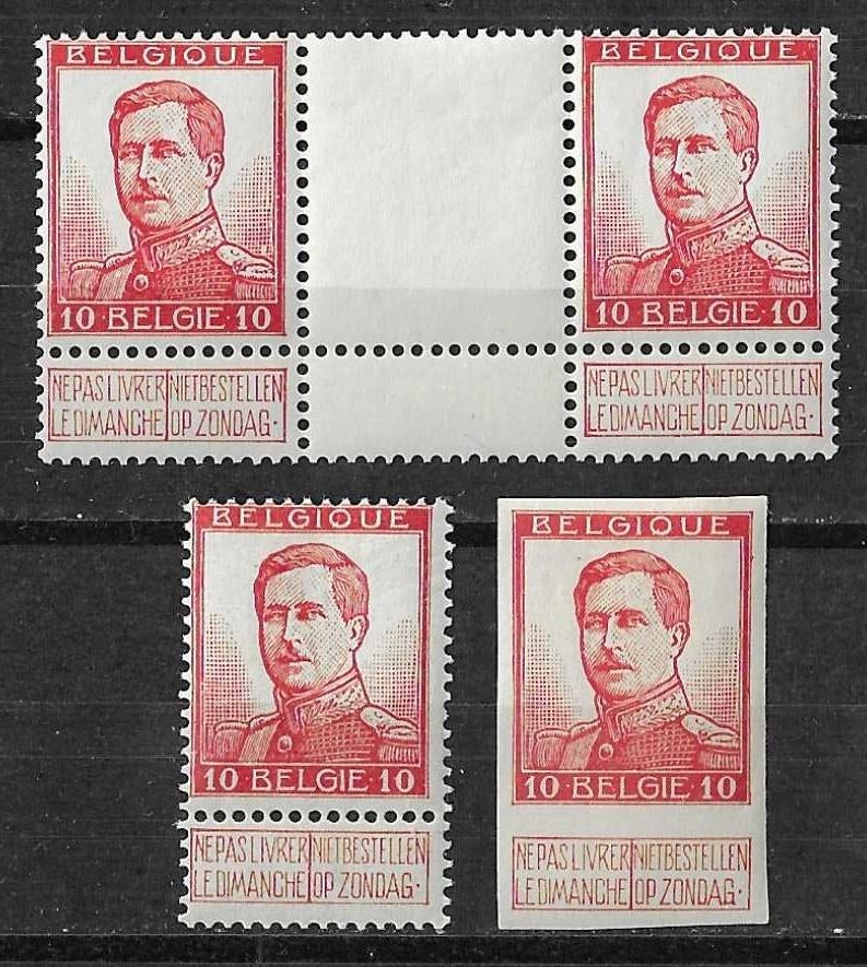 Belgique OPC 123 S.M. le Roi Albert Ier **, Timbres & Monnaies, Enlèvement ou Envoi, Non oblitéré, Maison royale