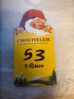 Chouffe emaille bordje, Verzamelen, Biermerken, Ophalen, Zo goed als nieuw, Reclamebord, Plaat of Schild, Overige merken