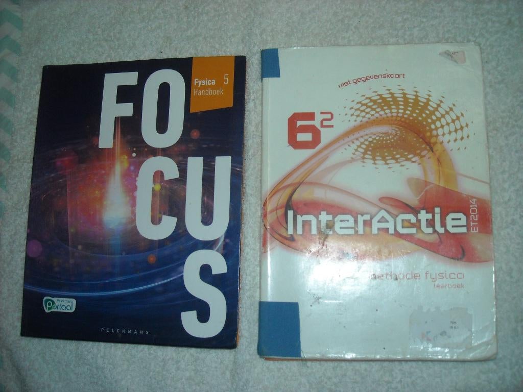 Focus Fysica 5 handboek, interactie methode fysica leerboek, Physique, Comme neuf, Enlèvement, Secondaire