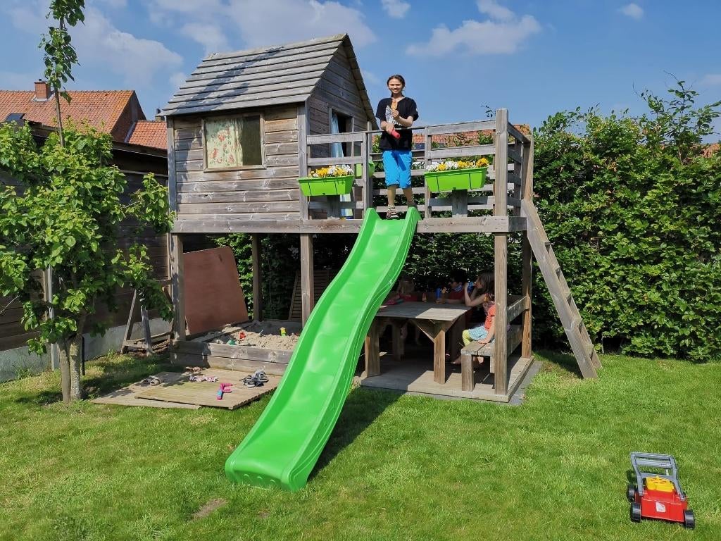 Speelhuisje, Ophalen, Zo goed als nieuw, Hout
