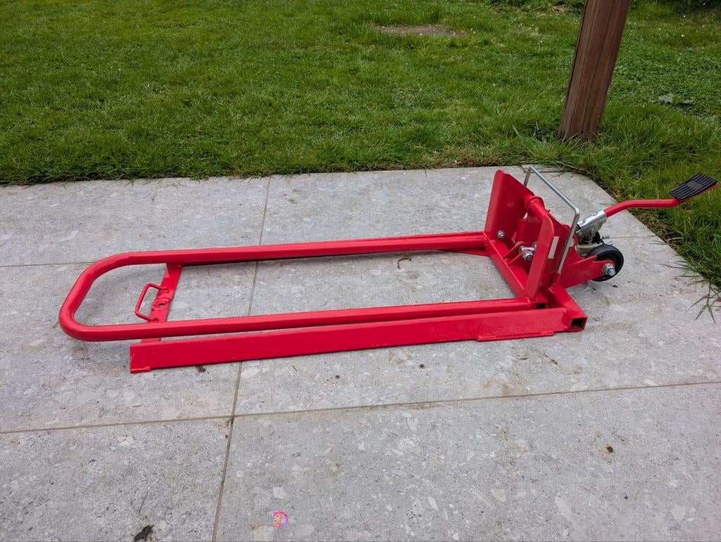 Cric/élévateur pour tondeuse autoportée, Enlèvement