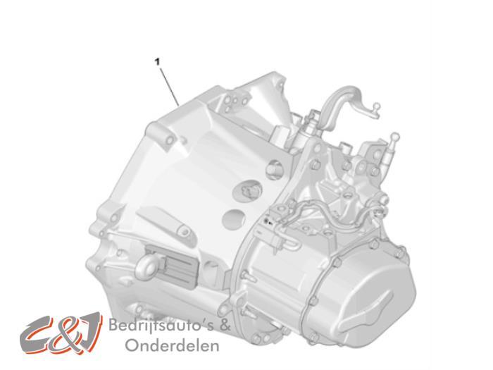 Versnellingsbak van een Citroen Berlingo, Auto-onderdelen, Transmissie en Toebehoren, Citroën, Gebruikt, 3 maanden garantie, Ophalen of Verzenden