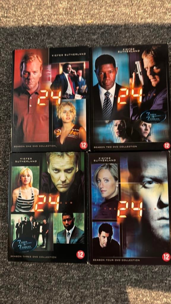 24 – Seizoen 1 t.e.m. 4 (complete set)”, CD & DVD, DVD | TV & Séries télévisées, Action et Aventure, Coffret, Enlèvement, Utilisé