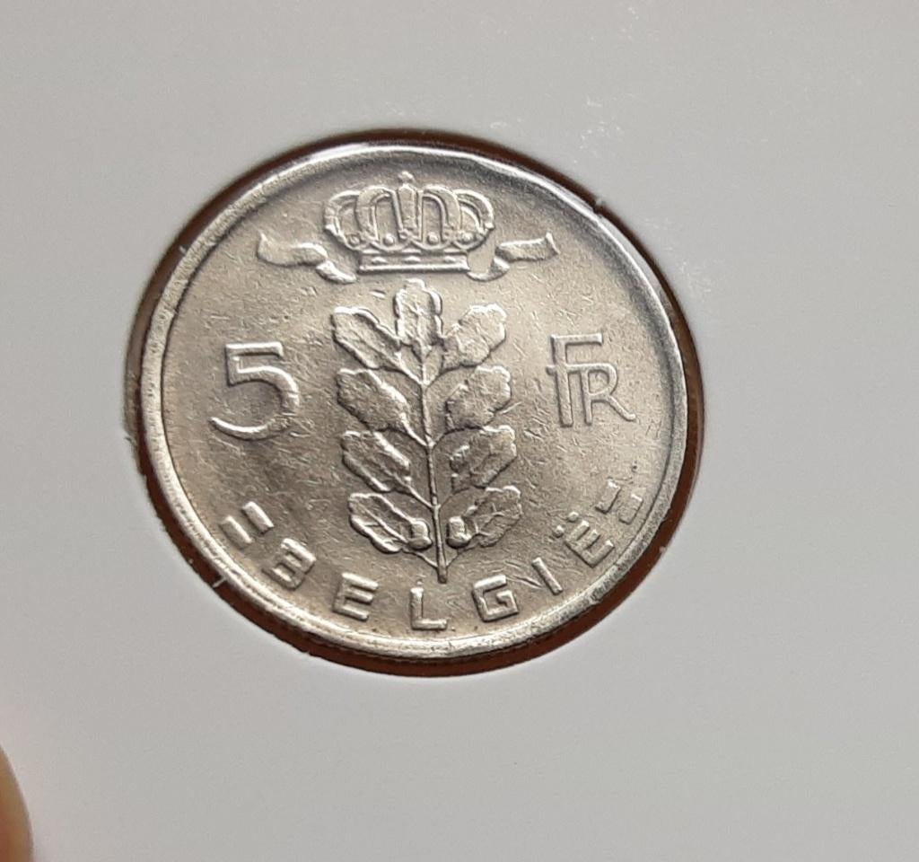 België – 5 frank – 1965 vl. (Ref 085)., Ophalen of Verzenden, Losse munt