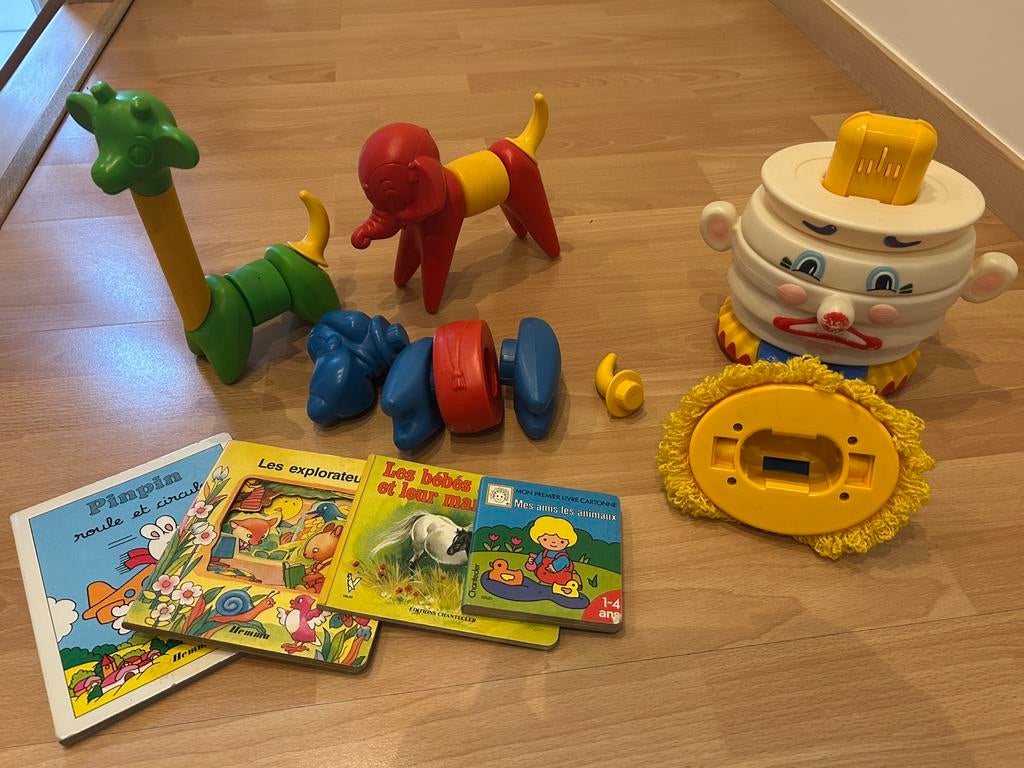 Lot de jeux de manipulation et livres, Enlèvement ou Envoi, Comme neuf