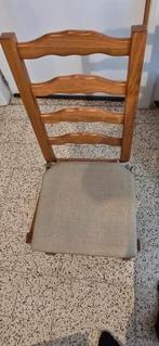 Chaises robuste en chêne avec coussin