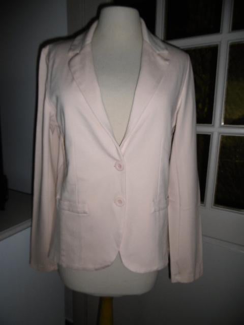 Jersey roze dames blazer van Louise, large. E5 Mode, Kleding | Dames, Jasjes, Kostuums en Pakken, E5-mode, Ophalen of Verzenden