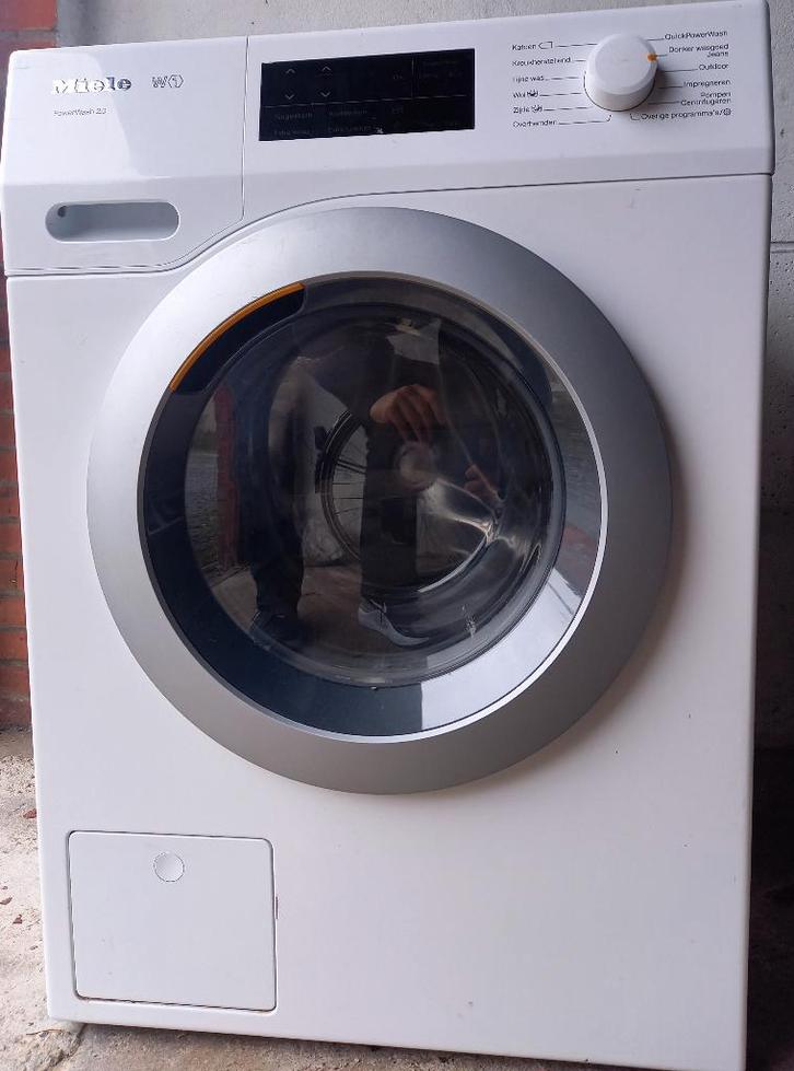 Jonge Miele Wasmachine 8kg A+++ PowerWash 2.0, Elektronische apparatuur, Wasmachines, Gebruikt, Voorlader, 6 tot 8 kg, 1200 tot 1600 toeren