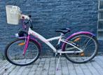Meisjesfiets BTWIN 24 inch met mandje, Fietsen en Brommers, Ophalen, Gebruikt, 24 inch, Versnellingen