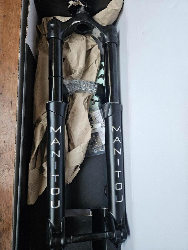 Manitou Mezzer expert 27.5, Fietsen en Brommers, Fietsonderdelen, Gebruikt, Voorvork, Ophalen