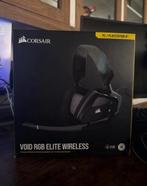 Corsair Void Elite Wireless Headset, Ophalen, Gebruikt, Mute-functie, Draadloos