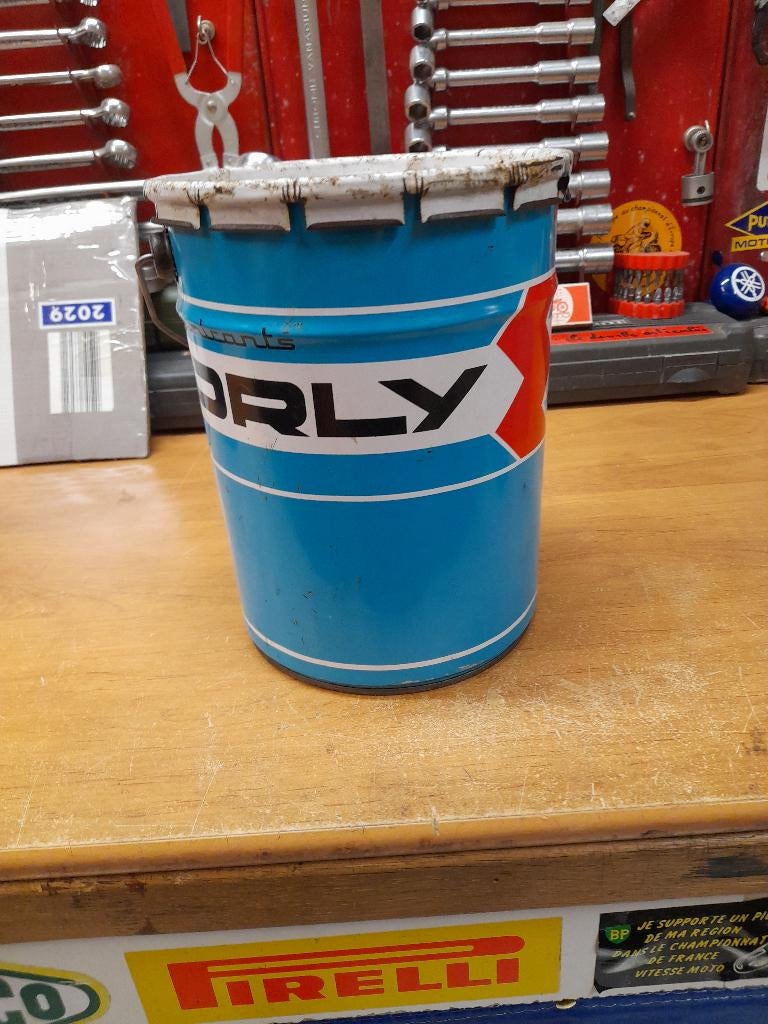 ancien pot graisse vide orly 5 litres, Envoi, Utilisé, Autres types