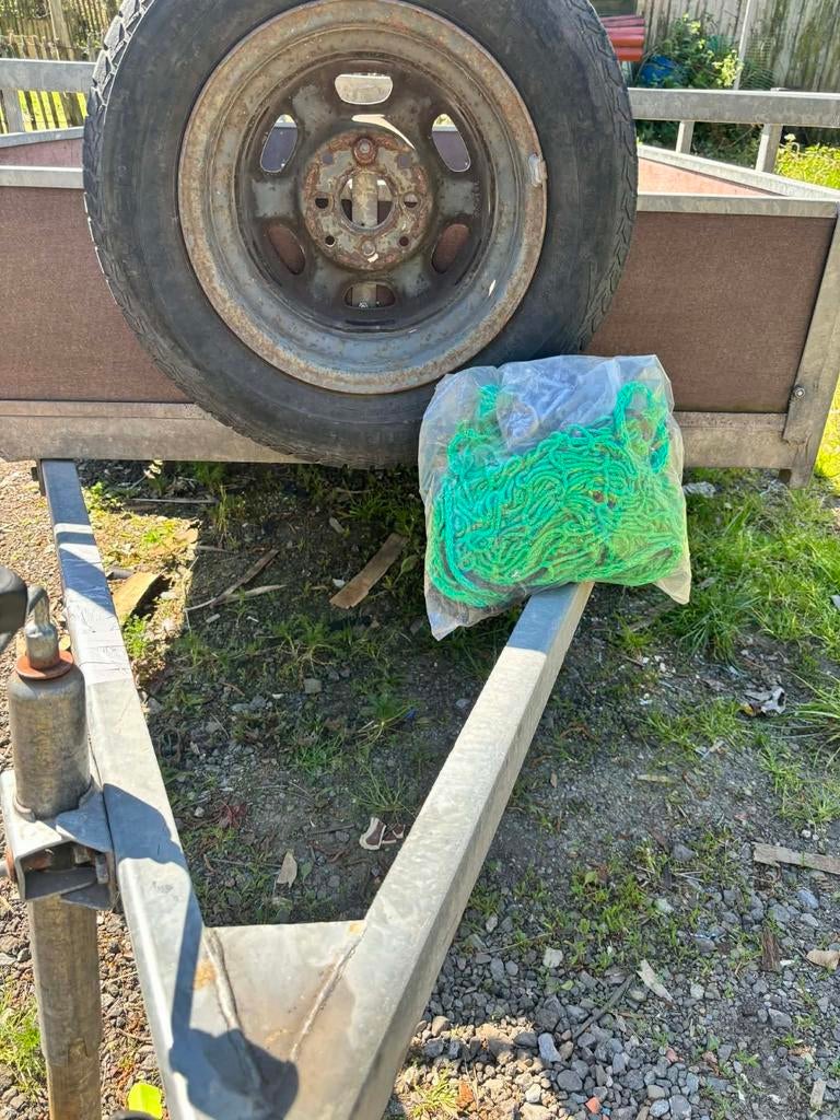 Aanhangwagen met splinternieuw afdeknet, Auto diversen, Aanhangwagen-onderdelen, Ophalen