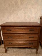 Klassiek houten ladekastje - 3 lades, Huis en Inrichting, Ophalen, Gebruikt, Klassiek, 50 tot 100 cm