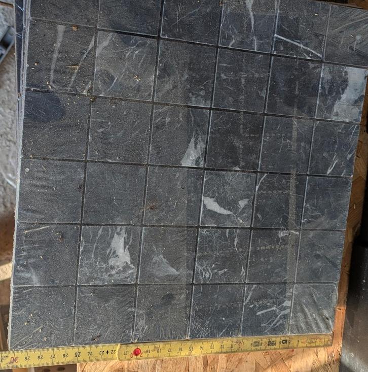 Mosaïque noir et blanc, Doe-het-zelf en Bouw, Tegels, Nieuw, Wandtegels, Ophalen