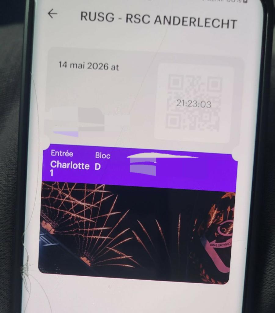 1 ticket final de coupe, Tickets & Billets, Sport | Football, Autres types, Une personne, Mai