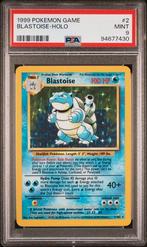 2/102 base blastoise psa 9, Ophalen of Verzenden, Foil