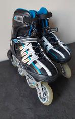 rollerskates maat 44 en complete beschermingsset en helm, Sport en Fitness, Skeelers, Ophalen of Verzenden, Gebruikt, Inline skates 4 wielen
