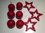 8 tal sets van kerstballen en andere kerst versiering, Diversen, Kerst, Ophalen of Verzenden, Zo goed als nieuw