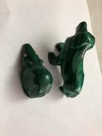 Souris et chien en malachite, Collections, Enlèvement ou Envoi, Minéral