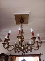 LUSTRE EN BRONZE, Huis en Inrichting, Lampen | Kroonluchters, Ophalen, Gebruikt, ANCIEN