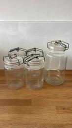 5 anciens bocaux en verre VSL, Enlèvement