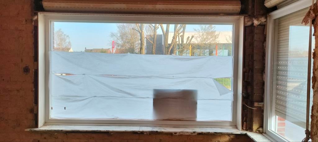 Ramen met rolluiken dubbel glas pvc, Huis en Inrichting, Ophalen