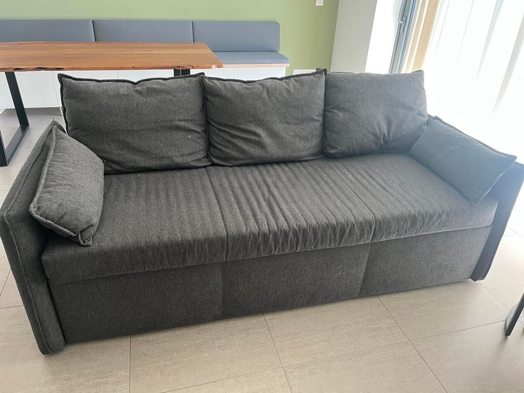 Zetelbed emma, Huis en Inrichting, Zetels | Zetels, Ophalen, Zo goed als nieuw, Rechte bank, Stof