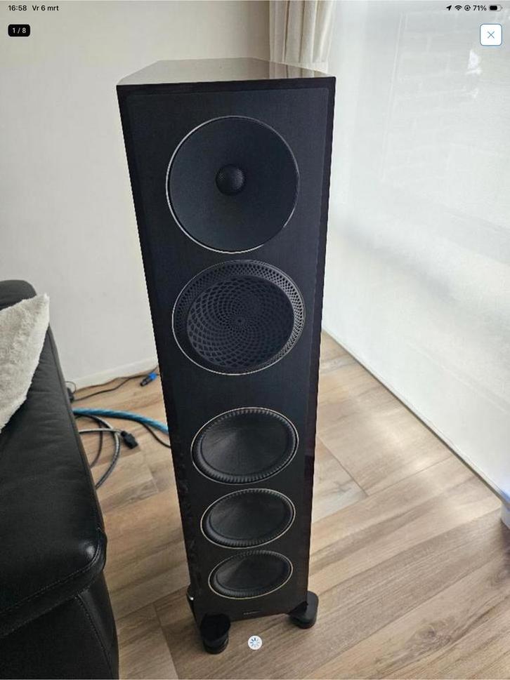 Paradigm Founder 100F, TV, Hi-fi & Vidéo, Enceintes, Comme neuf, Enlèvement ou Envoi