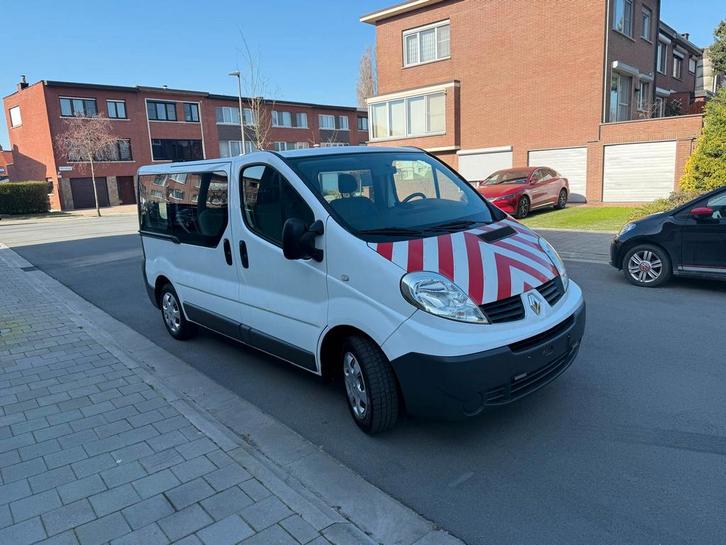 RENAULT TRAFIC 2.0TDCI DUBBEL CABIN 2009 97000KM KEURING 6PL, Auto's, Bestelwagens en Lichte vracht, Particulier, ABS, Airbags