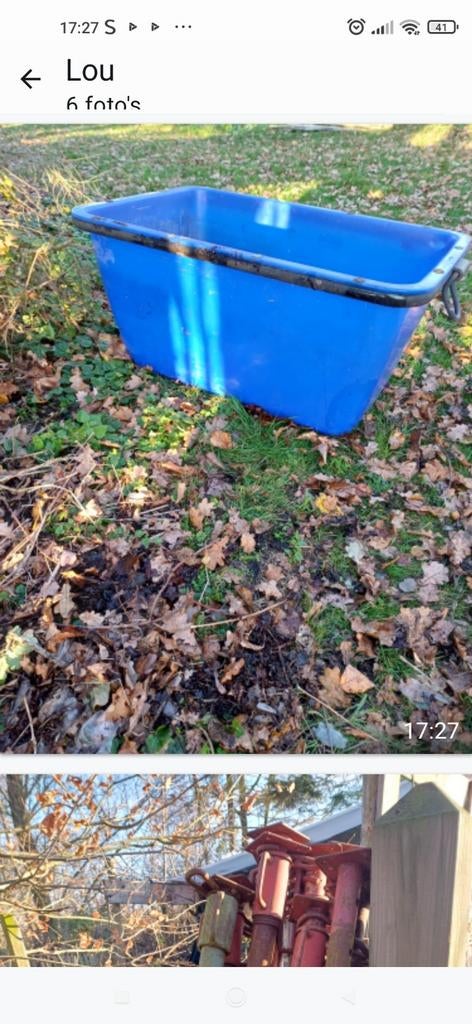 Metserskuip 200 liter nieuwstaat, Ophalen