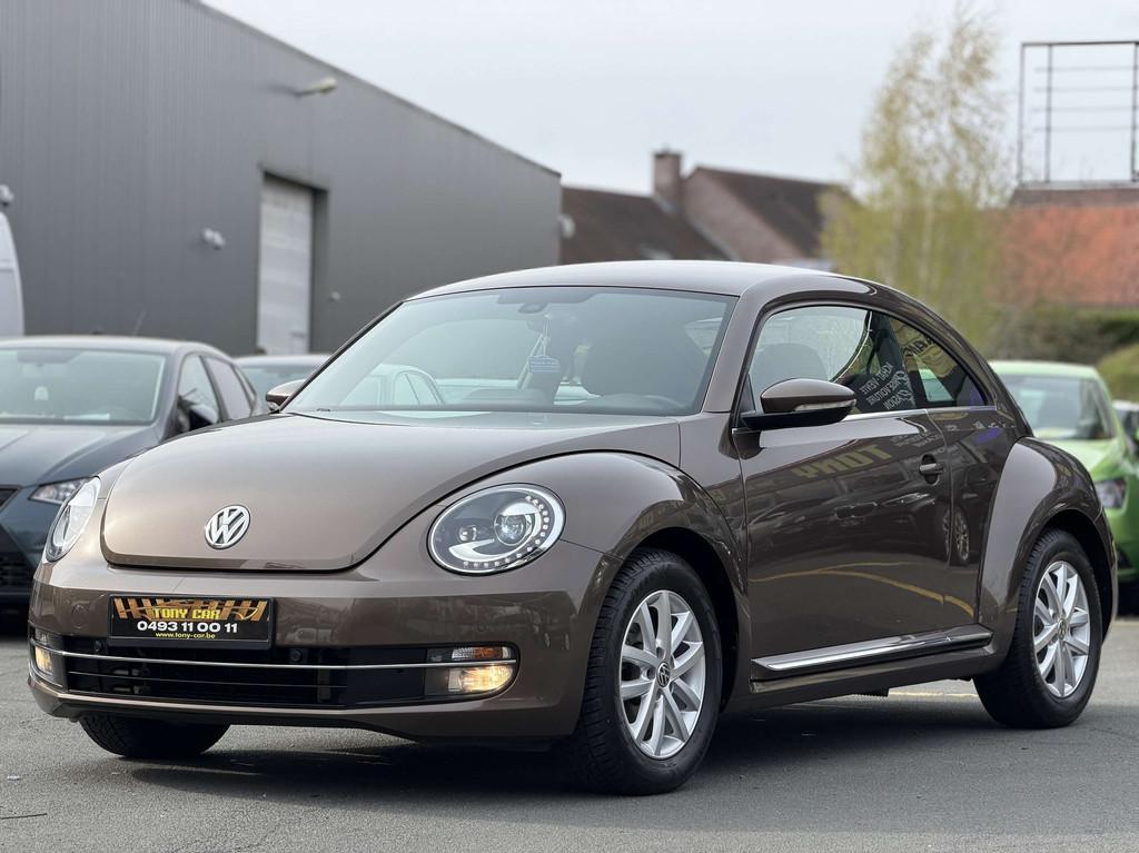 Volkswagen Beetle 1.2 TSI*NAVI*USB*AUX*BT*LED*Xénon*Garanti, Auto's, Gebruikt, 4 cilinders, Bruin, 77 kW
