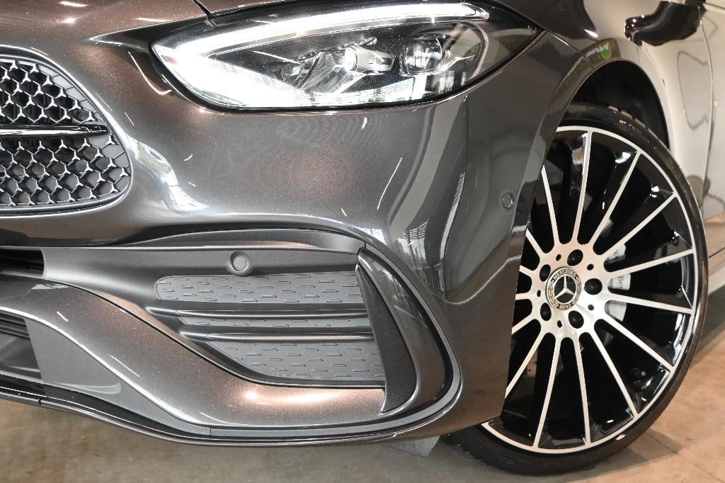 Mercedes-Benz C300e Break Série AMG **LED/CAM/NAV/DAB/ACC**, Euro 6, Entreprise, Garantie prolongée, Noir