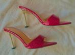 Mules a talons, Enlèvement ou Envoi, Comme neuf, Rouge