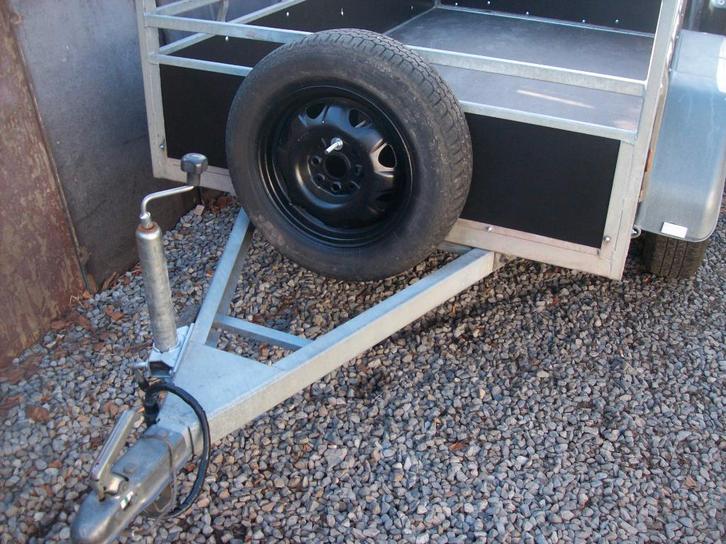 vernieuwde gegalvaniseerde dubbelas aanhangwagen, Auto diversen, Aanhangers en Bagagewagens, Gebruikt, Ophalen