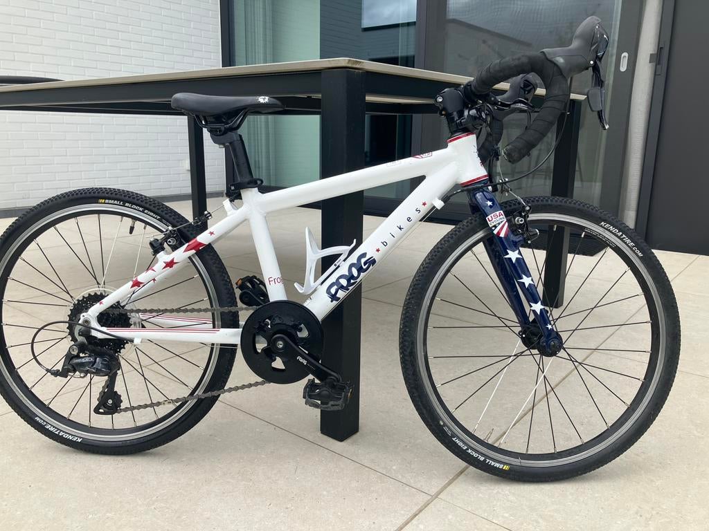 Frog Road 58 - White USA - 20 inch kinder racefiets, Fietsen en Brommers, Ophalen, Gebruikt, 20 inch, Versnellingen