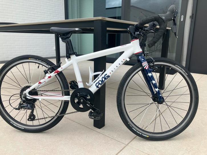 Frog Road 58 - White USA - 20 inch kinder racefiets, Fietsen en Brommers, Fietsen | Jongens, Gebruikt, 20 inch, Versnellingen