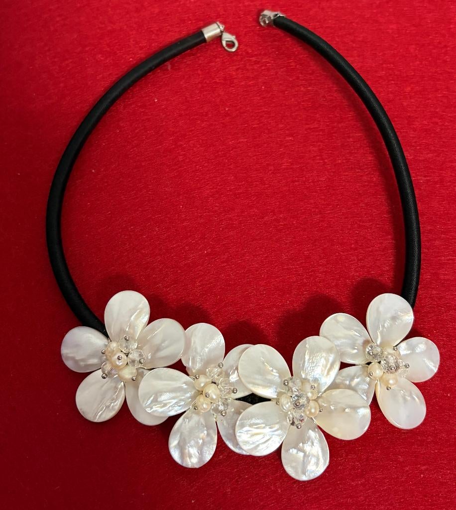 Collier Vintage des Années 80, Bijoux, Sacs & Beauté, Bijoux anciens, Enlèvement ou Envoi, Autres matériaux, Collier