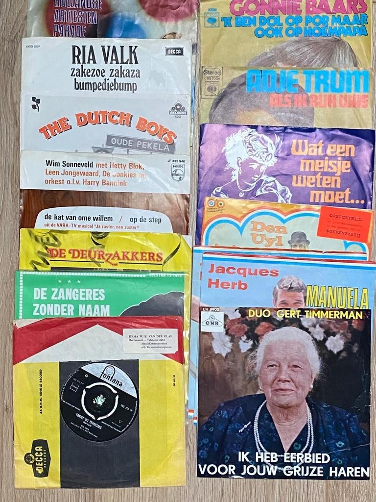 Heb je een partij singeltjes of Lps hoofdzakelijk Nederlands, CD & DVD, Vinyles | Enfants & Jeunesse, Enlèvement ou Envoi, 7 inch